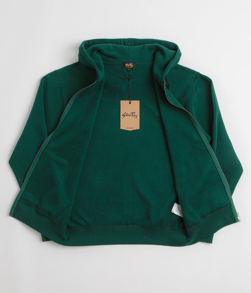 Stan Ray Stan OG Full Zip Hoodie in Botanical Green