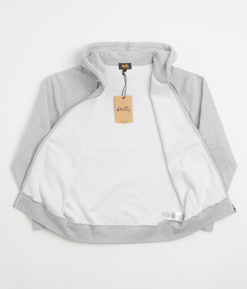 Stan Ray Stan OG Full Zip Hoodie in Grey Heather