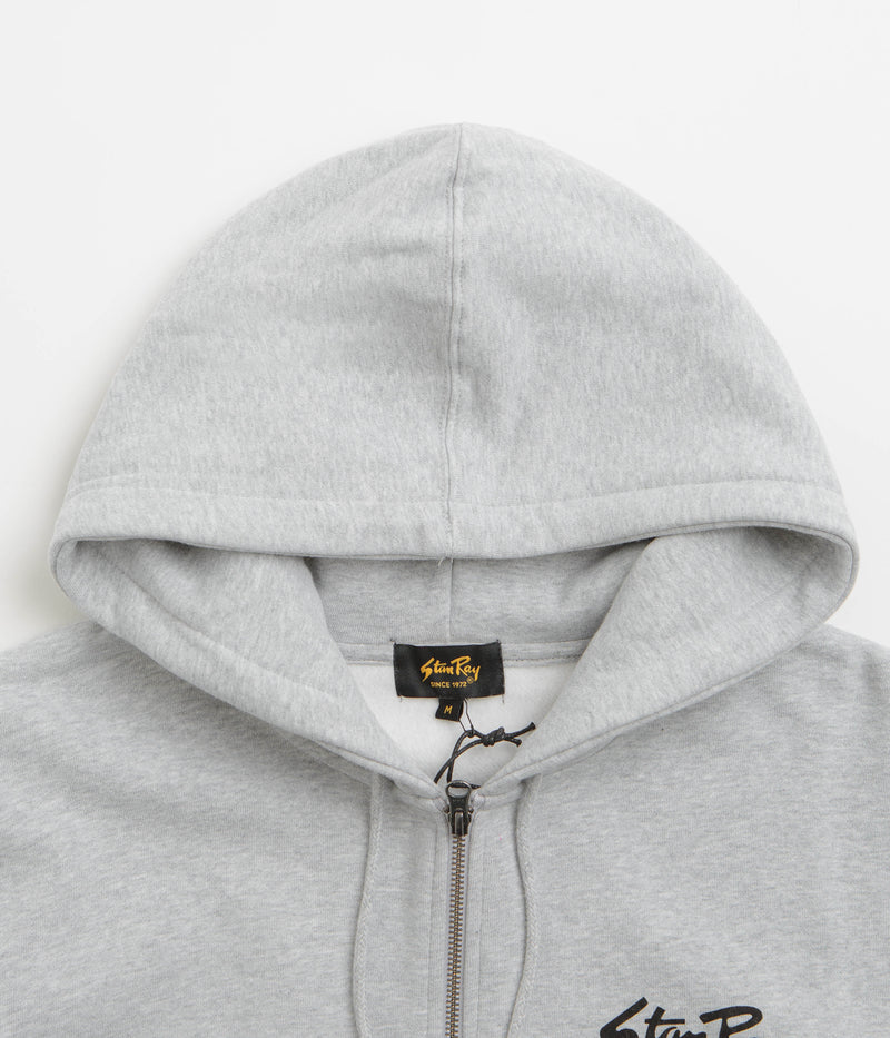 Stan Ray Stan OG Full Zip Hoodie in Grey Heather