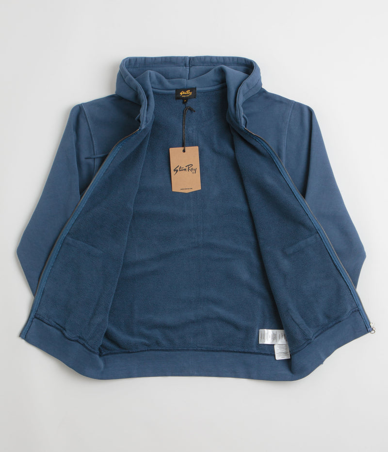 Stan Ray Stan OG Full Zip Hoodie in Washed Navy