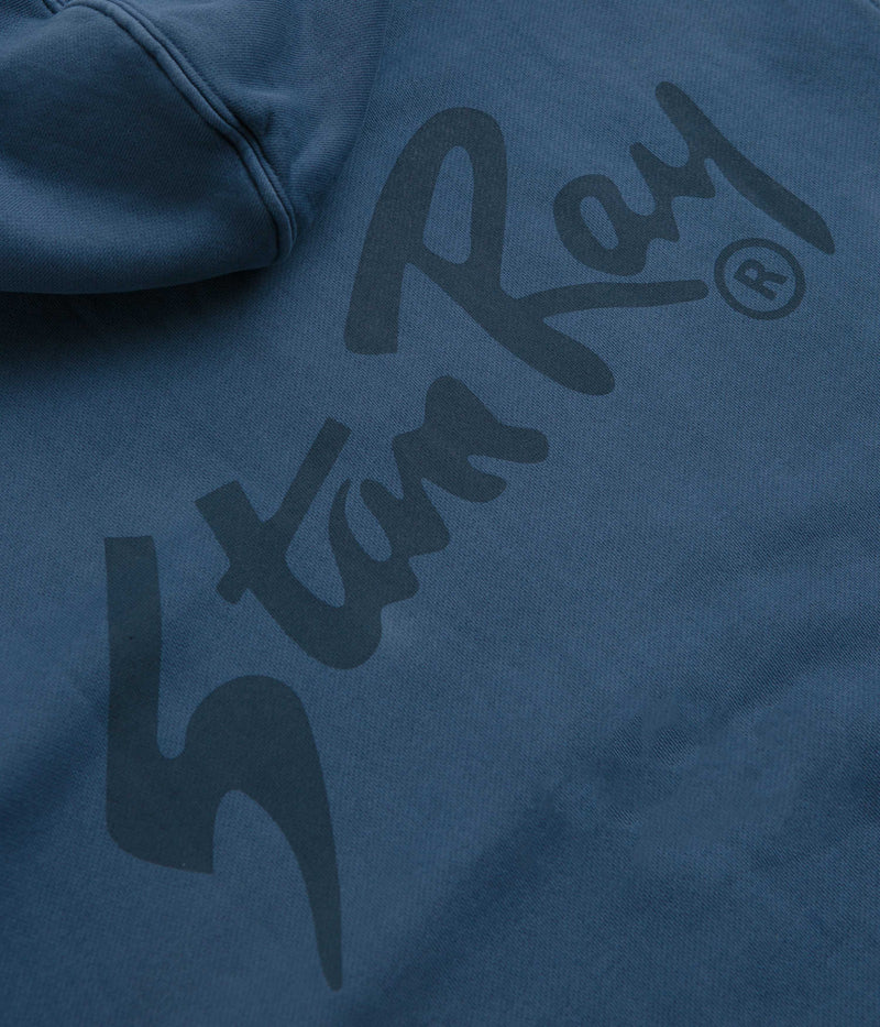 Stan Ray Stan OG Full Zip Hoodie in Washed Navy