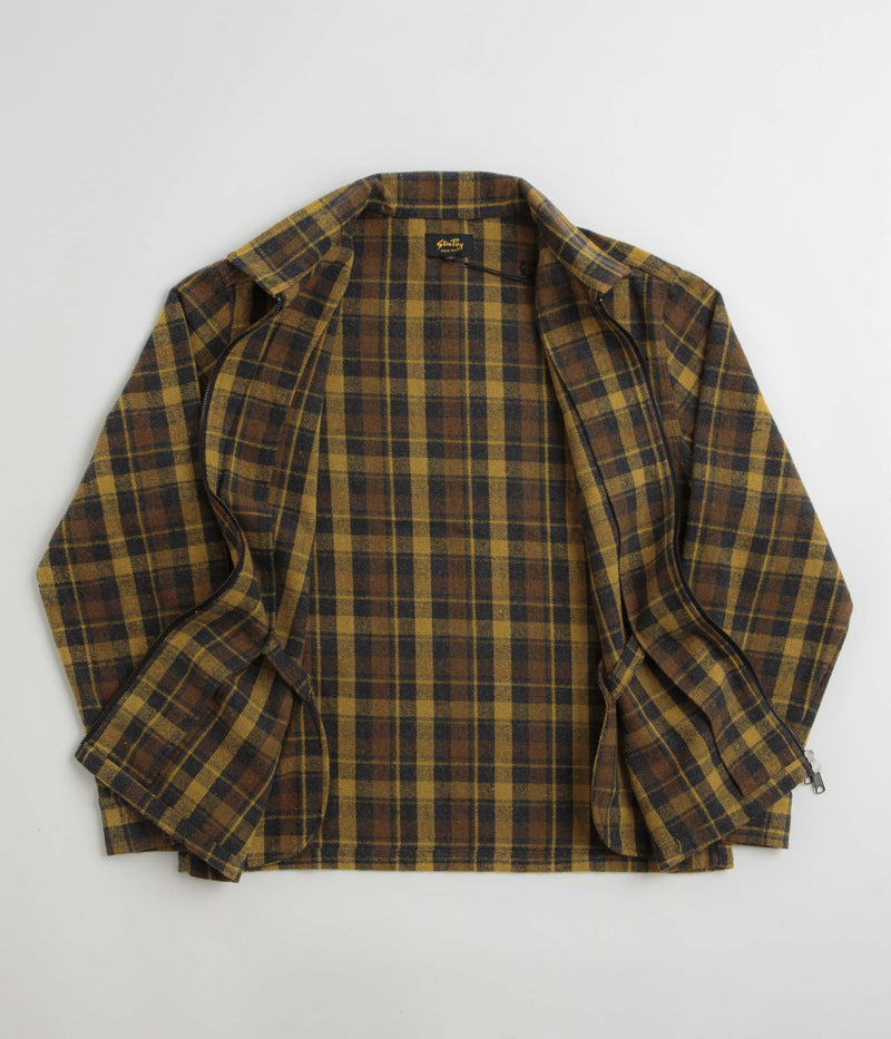 Stan Ray Zip Shirt in Acorn Plaid