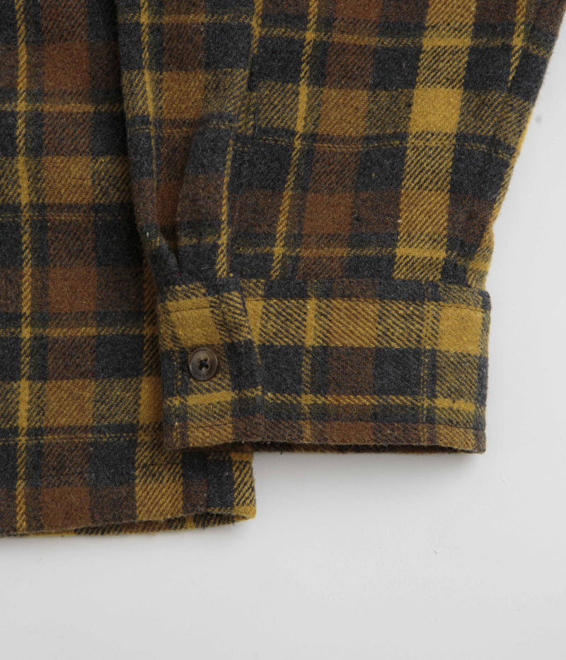 Stan Ray Zip Shirt in Acorn Plaid