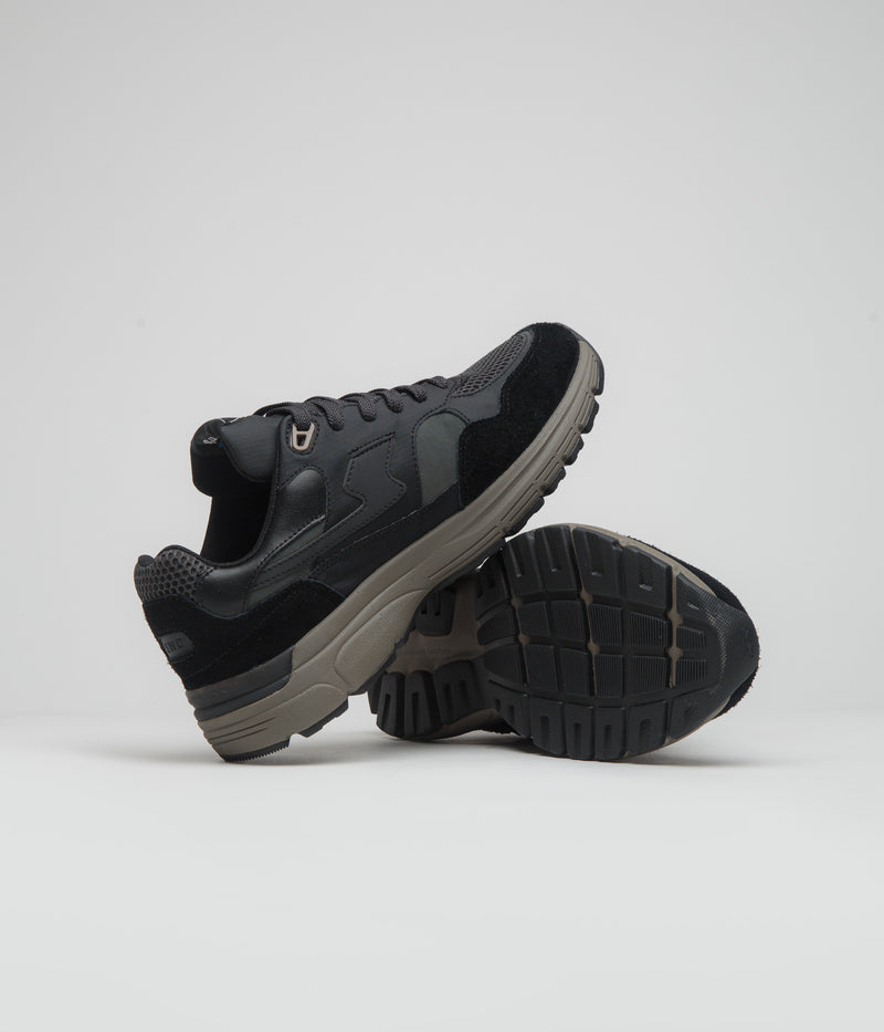 Stepney Workers Club Amiel S-Strike Tech Mix Shoes in Black and Black