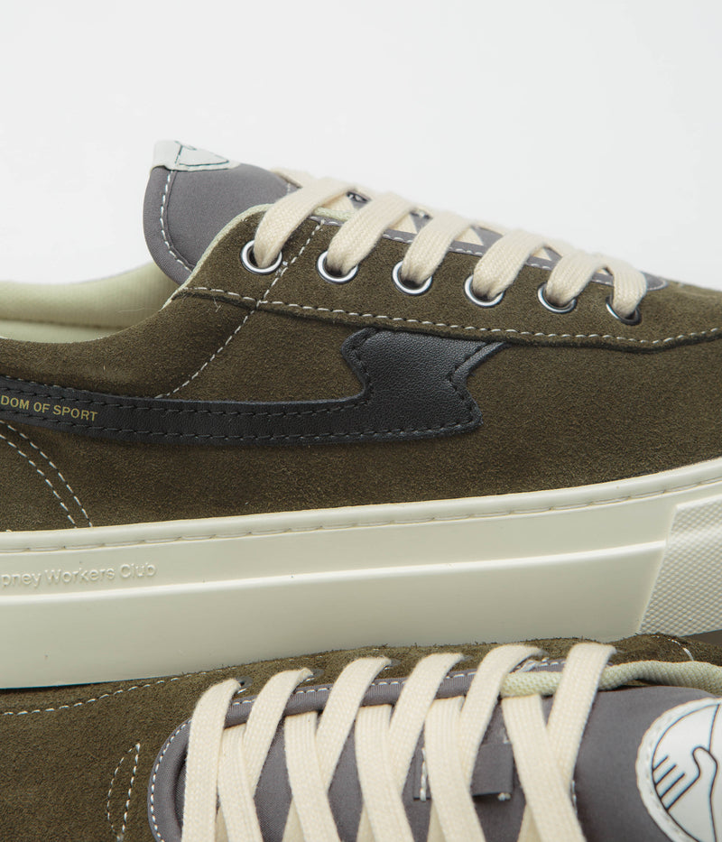 Stepney Workers Club Dellow S-Strike Cup Suede Shoes in Woodland