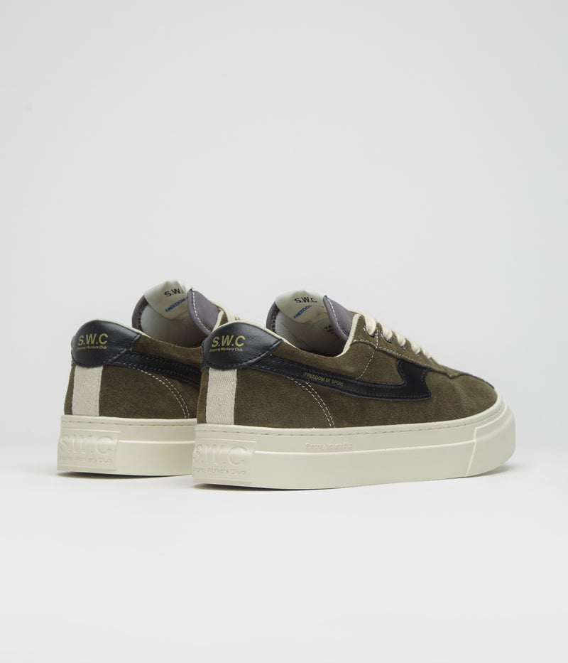 Stepney Workers Club Dellow S-Strike Cup Suede Shoes in Woodland