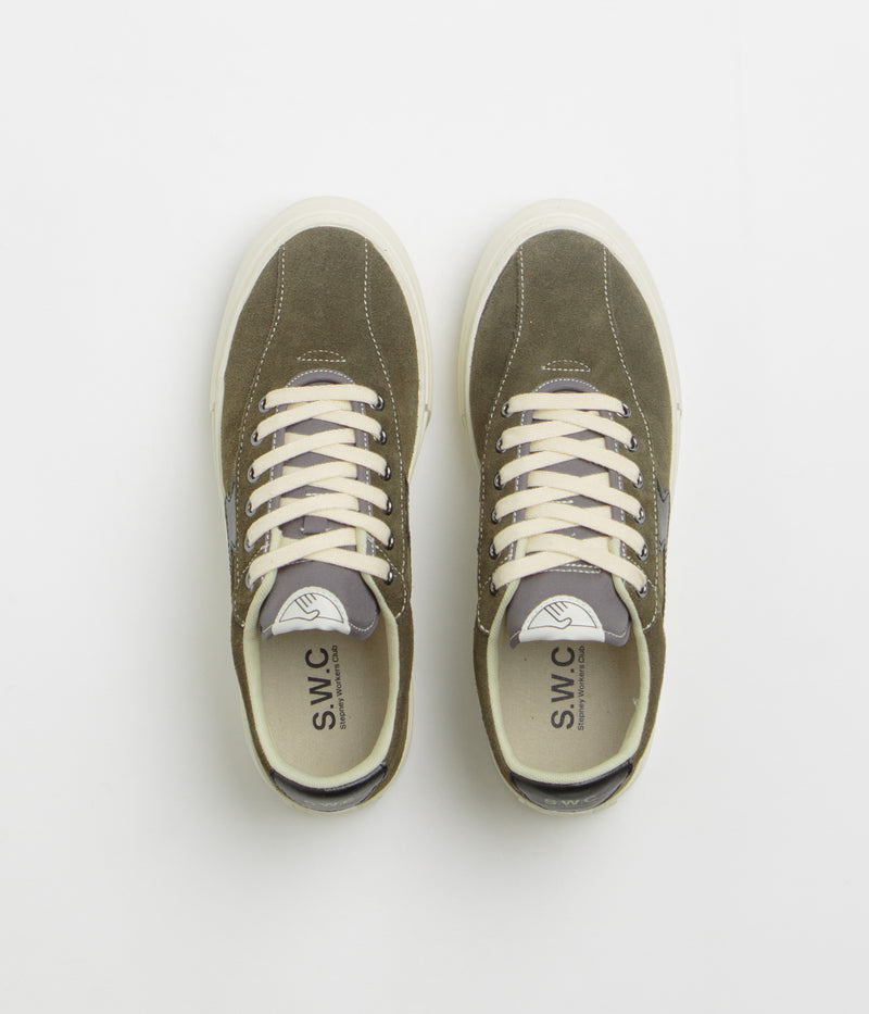 Stepney Workers Club Dellow S-Strike Cup Suede Shoes in Woodland