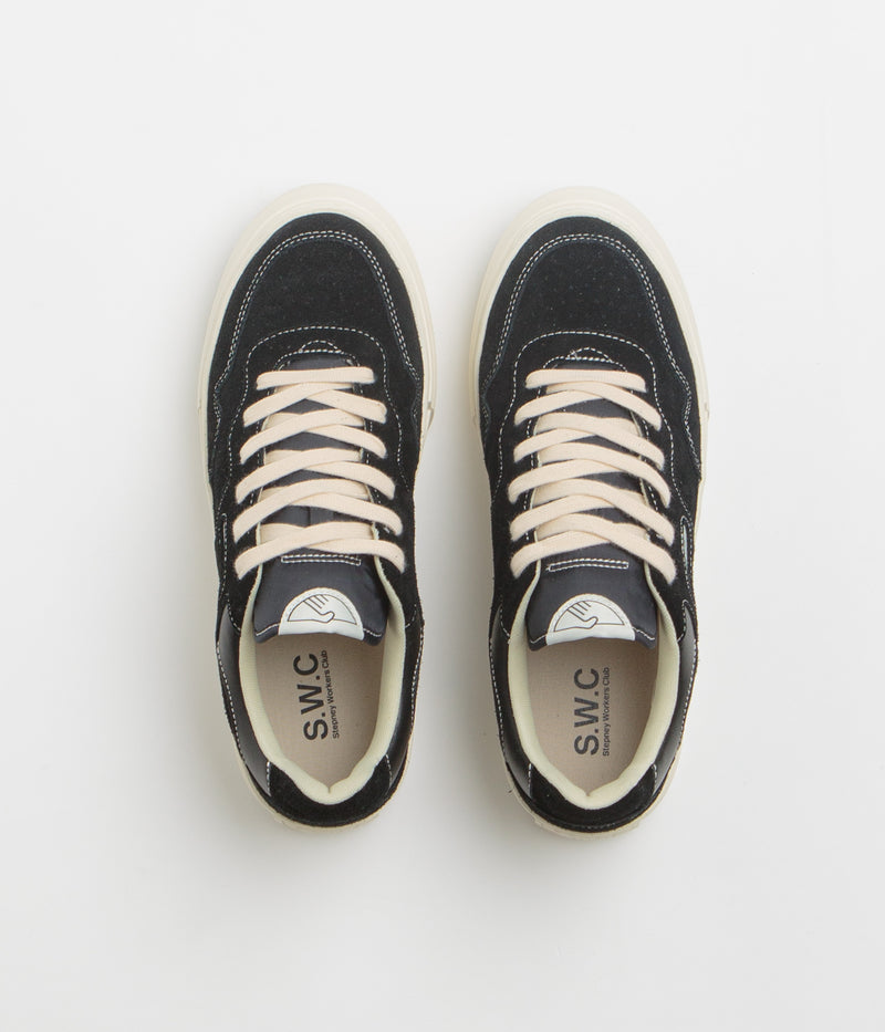Stepney Workers Club Pearl Suede Shoes in Black