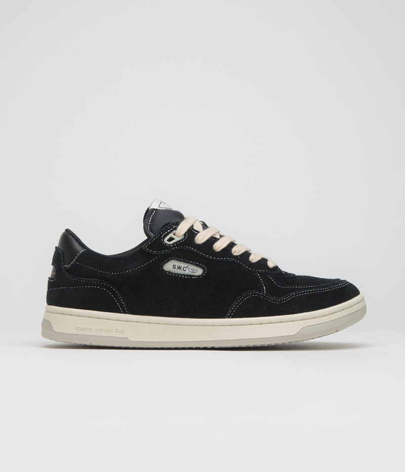 Stepney Workers Club Pro Cup 01 Suede Shoes in Black