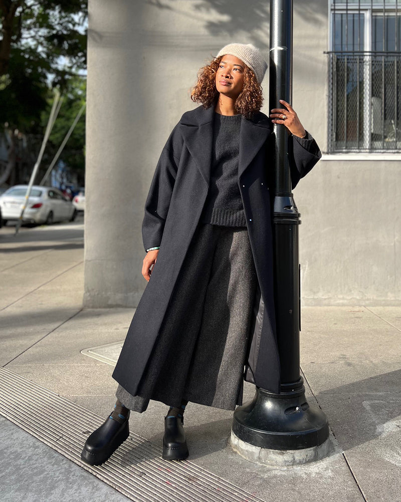 Tegan Clog in Moto Black
