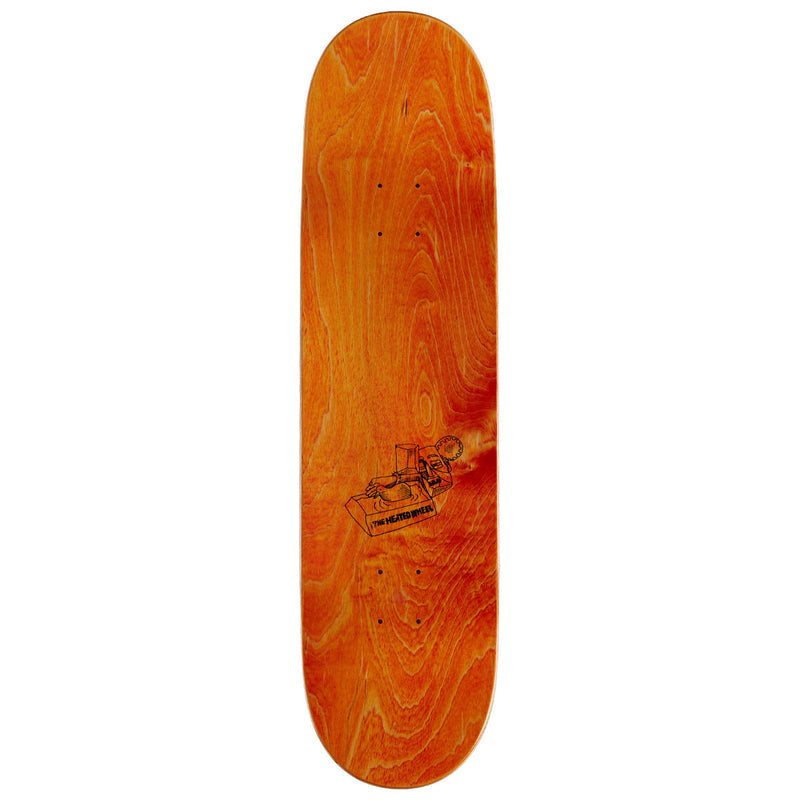 The Heated Wheel On Holiday Skateboard Deck - 8.50"