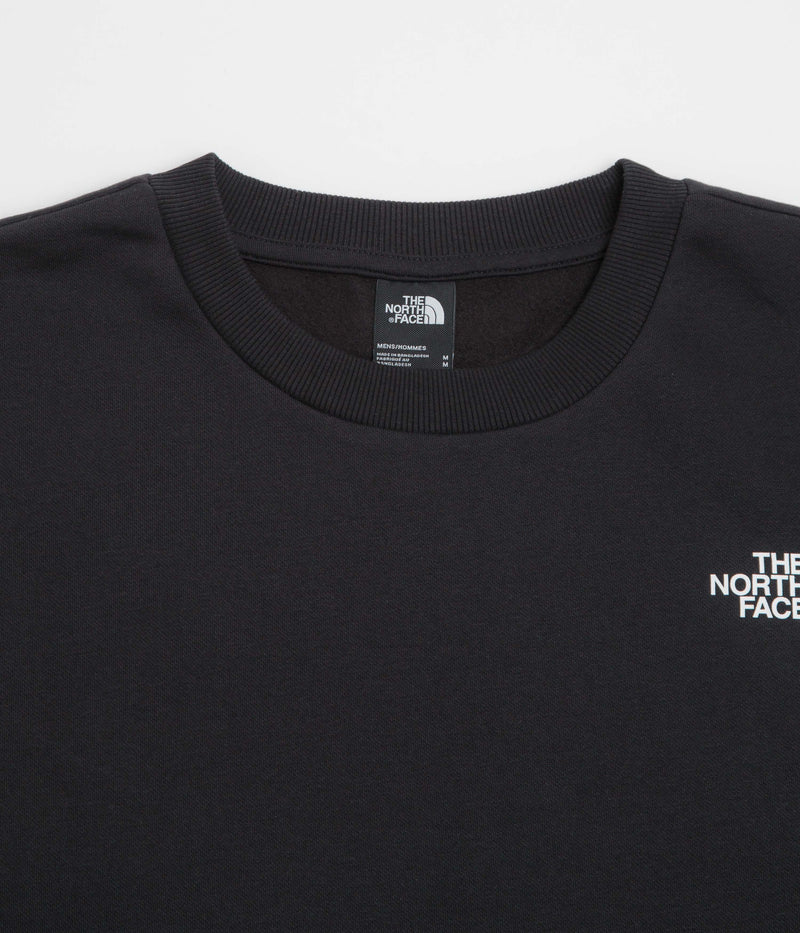 The North Face Simple Dome Crewneck Sweatshirt in TNF Black