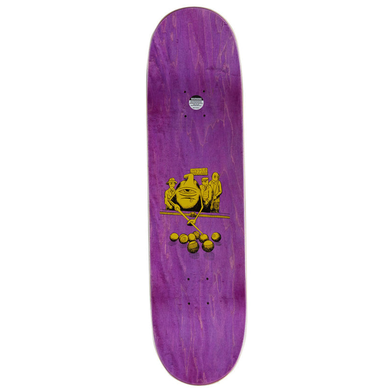 Toy Machine Willard Hustler Skateboard Deck - 8.25"