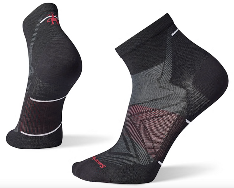 Unisex Smartwool Run Zero Cushion Ankle Height Socks