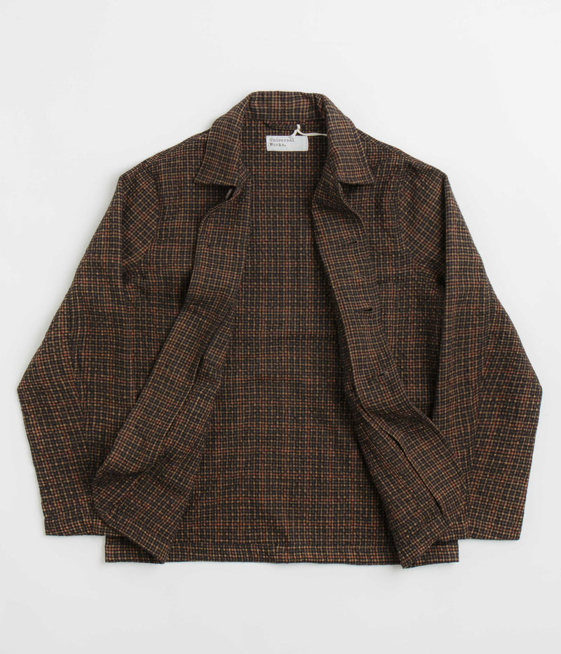 Universal Works Bakers C Jacket in Black and Olive