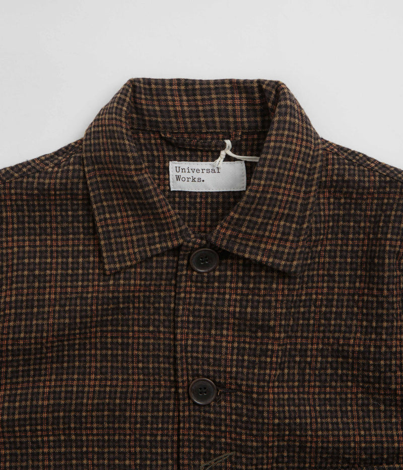 Universal Works Bakers C Jacket in Black and Olive