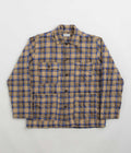 Universal Works Dockside Jacket in Blue and Sand