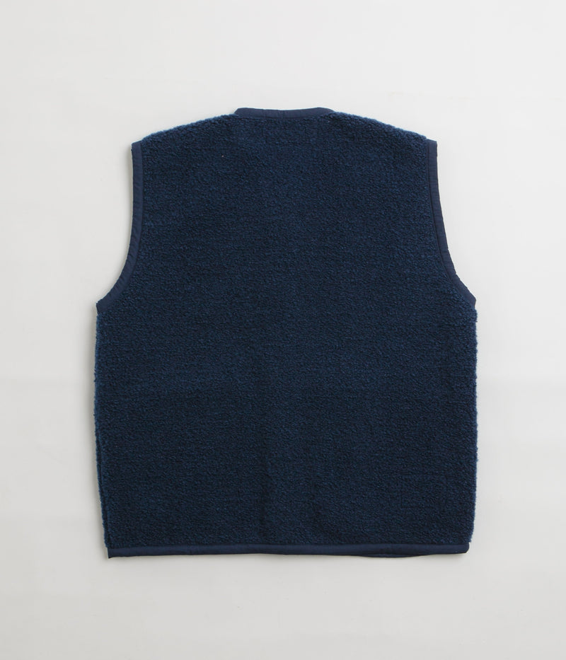 Universal Works Lancaster Gilet in Navy