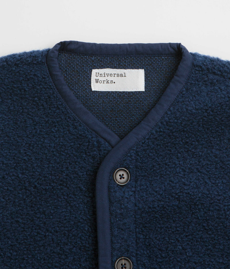 Universal Works Lancaster Gilet in Navy