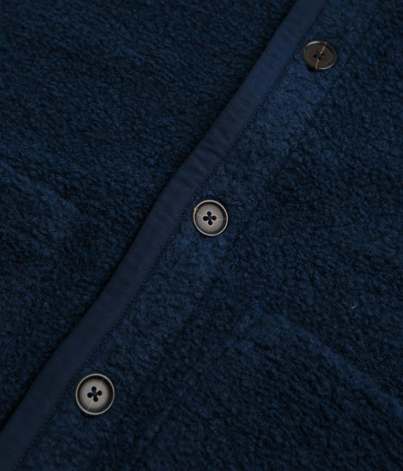 Universal Works Lancaster Gilet in Navy