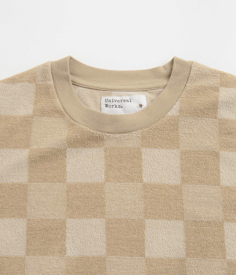 Universal Works Loose Crewneck Sweatshirt in Sand