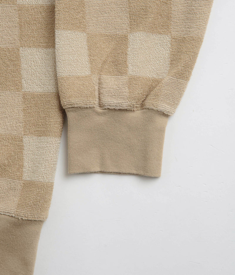 Universal Works Loose Crewneck Sweatshirt in Sand