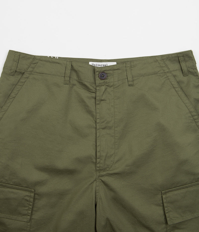 Universal Works MW Cargo Shorts in Olive