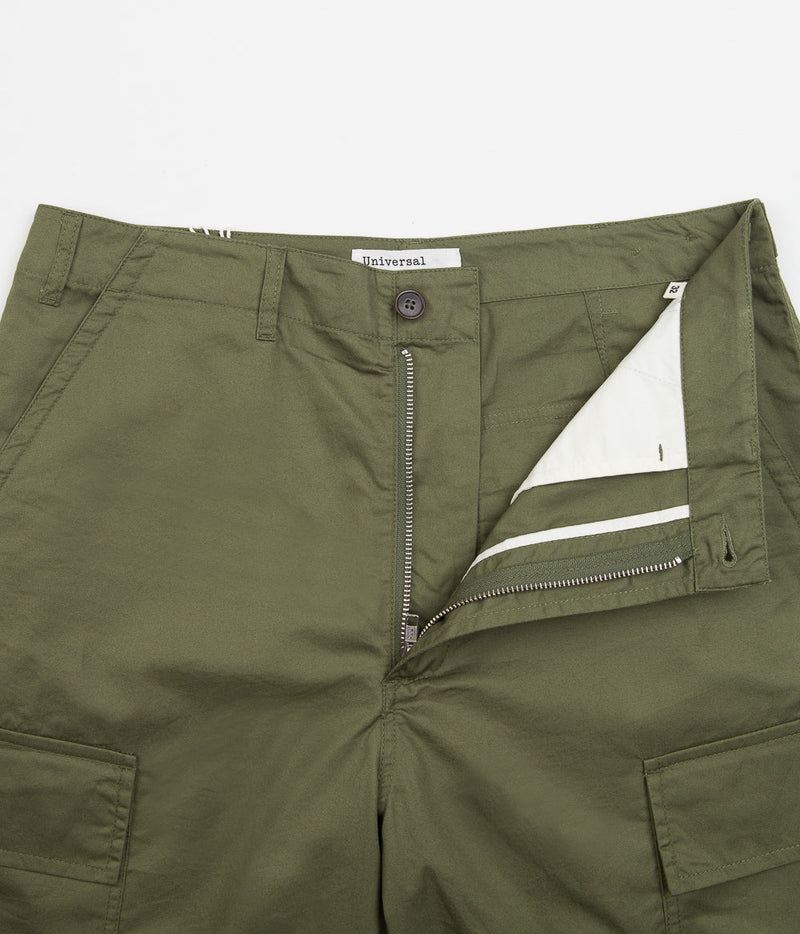 Universal Works MW Cargo Shorts in Olive
