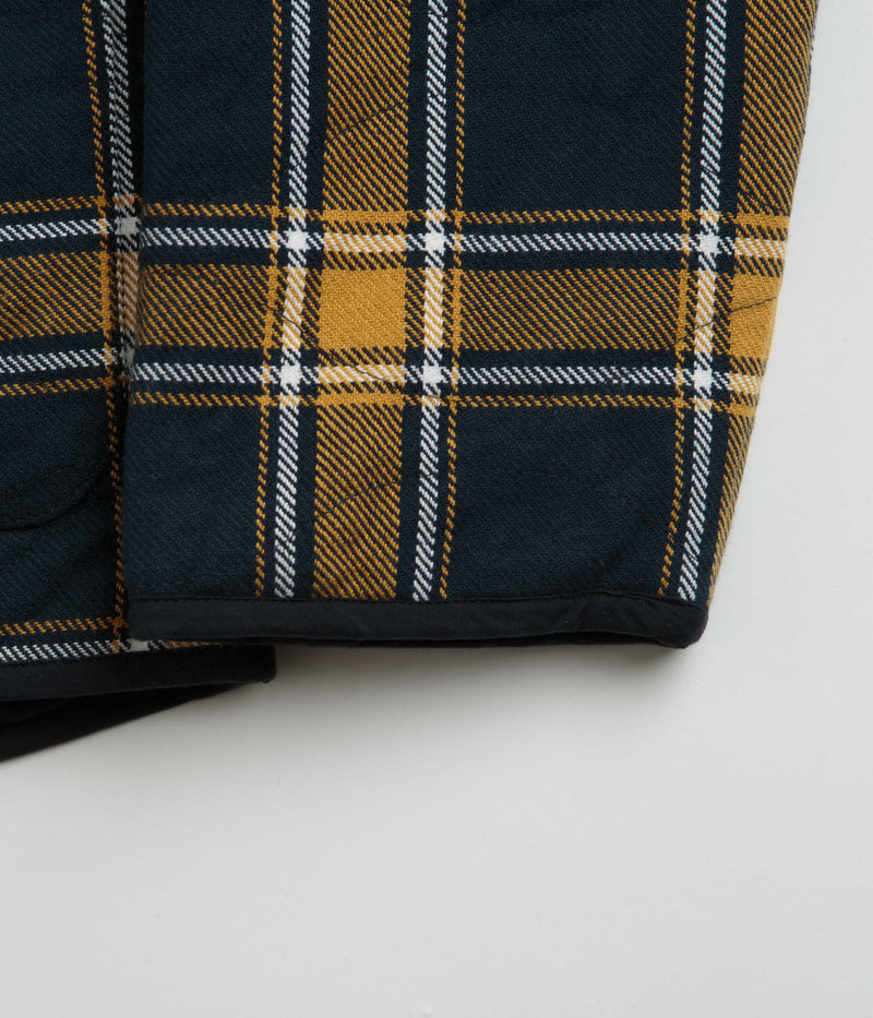 Universal Works Reversible Military Liner Jacket in Yellow and Navy