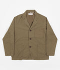 Universal Works Three Button Jacket in Olive