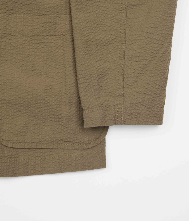 Universal Works Three Button Jacket in Olive
