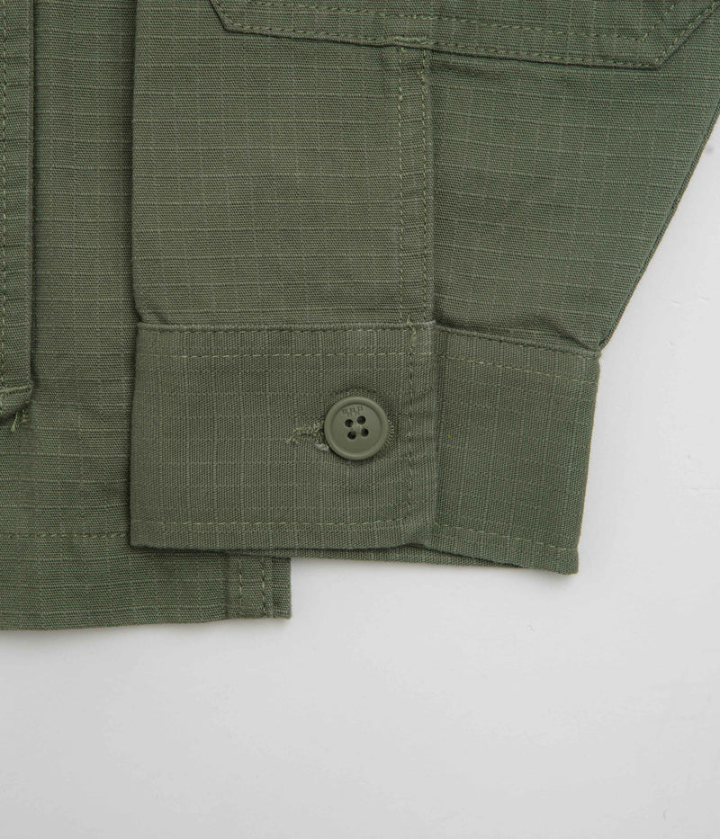 Vans Skate Atiba Haze Military Overshirt in Pine Forest