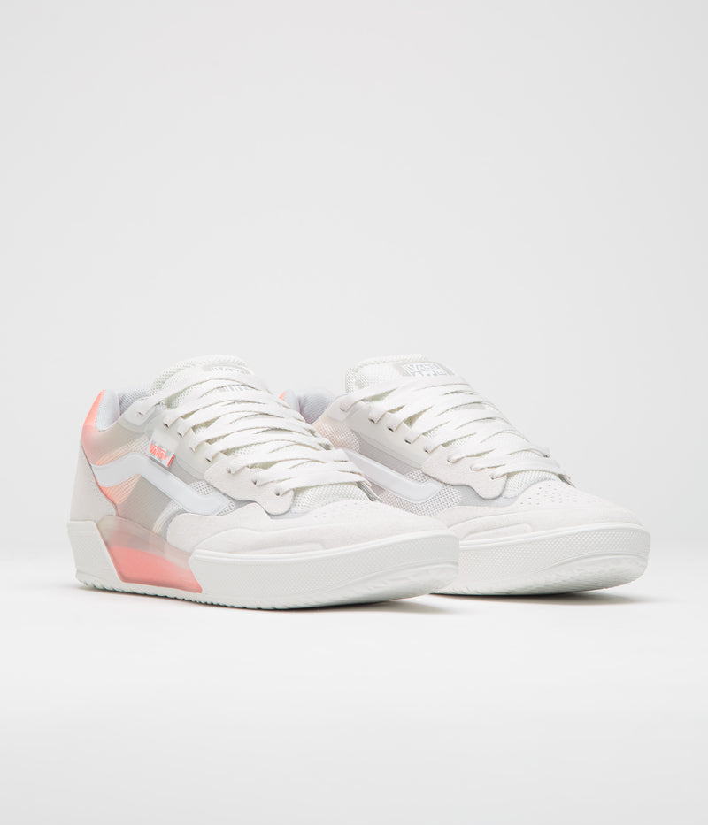 Vans Skate AVE 2.0 Shoes in Fade White and Orange