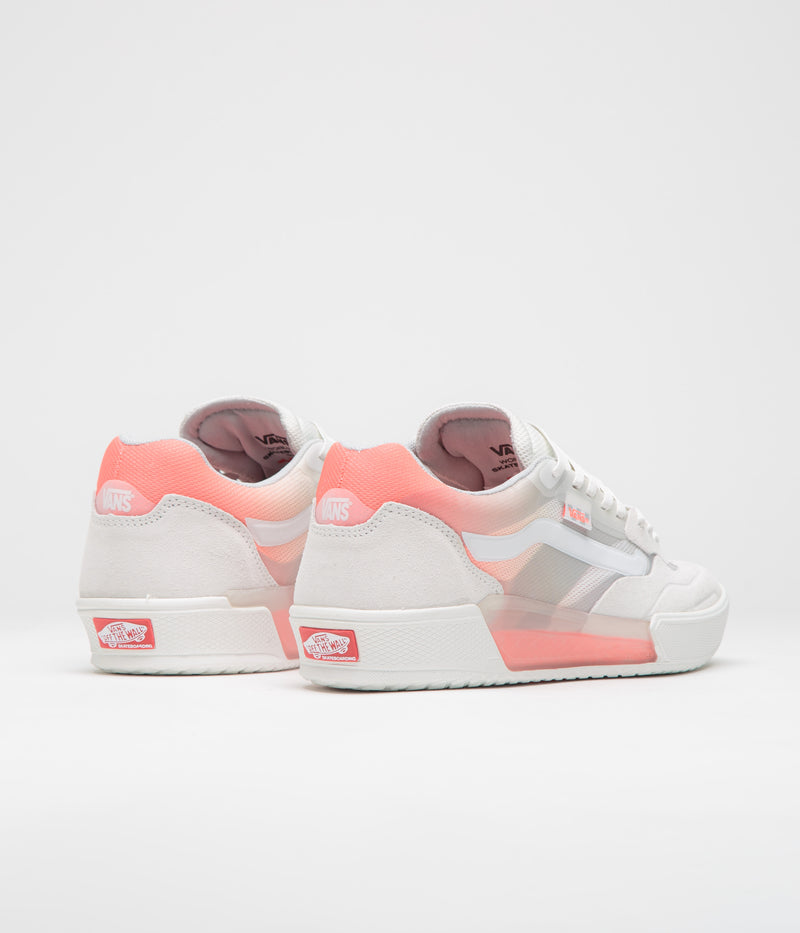 Vans Skate AVE 2.0 Shoes in Fade White and Orange