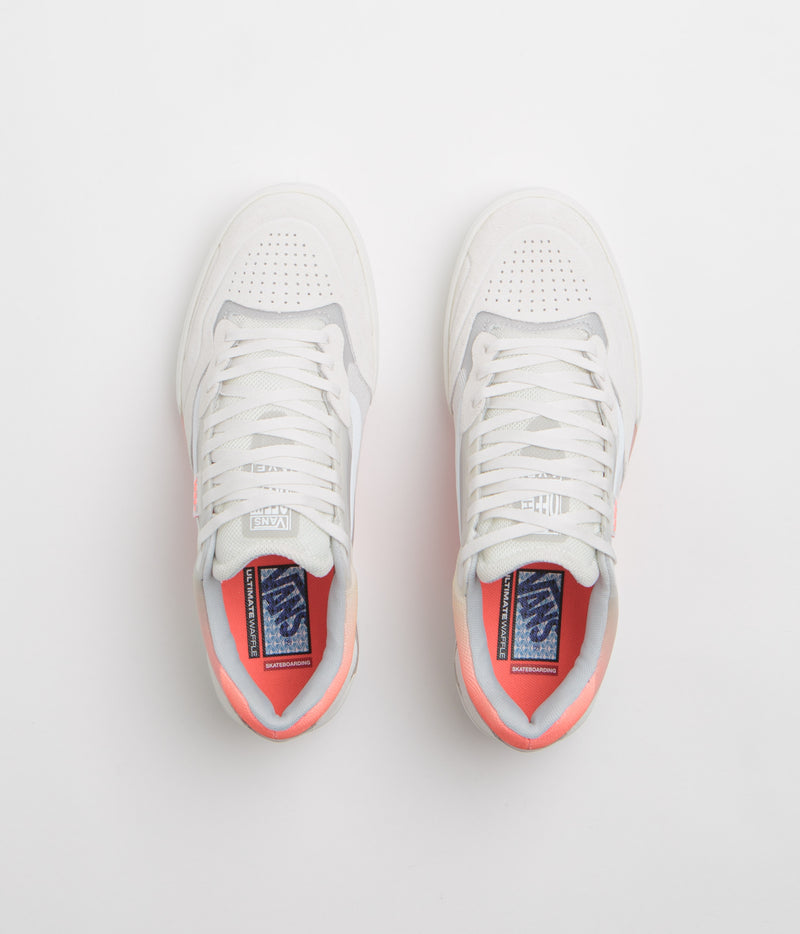 Vans Skate AVE 2.0 Shoes in Fade White and Orange