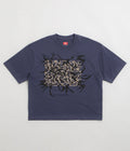 Vans Skate Blurred Camo Cropped T-Shirt in Deep Twilight