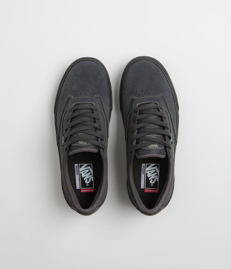 Vans Skate Curren Caples Shoes in Charcoal and Black