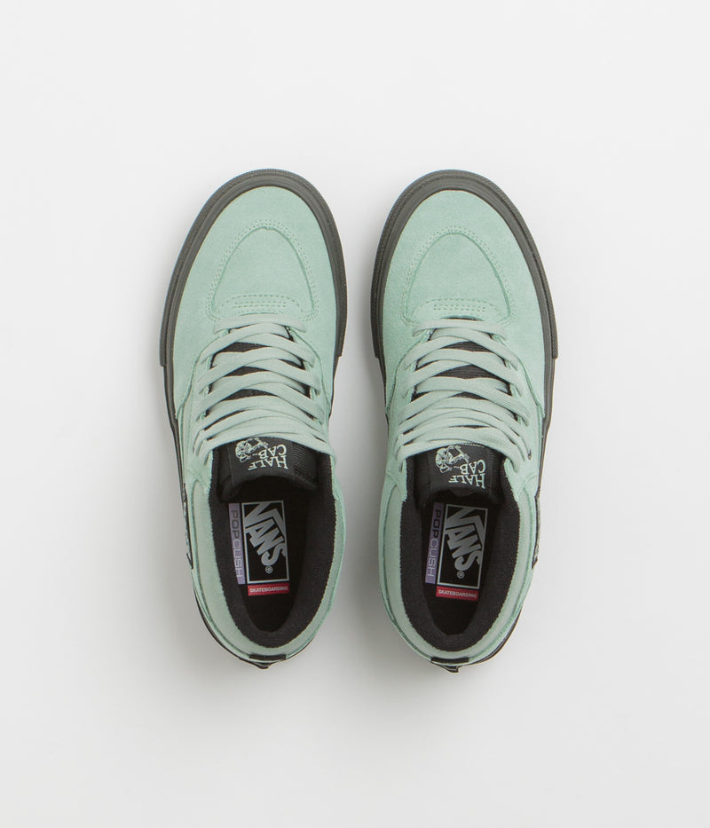 Vans Skate Half Cab Shoes in Grey Olive