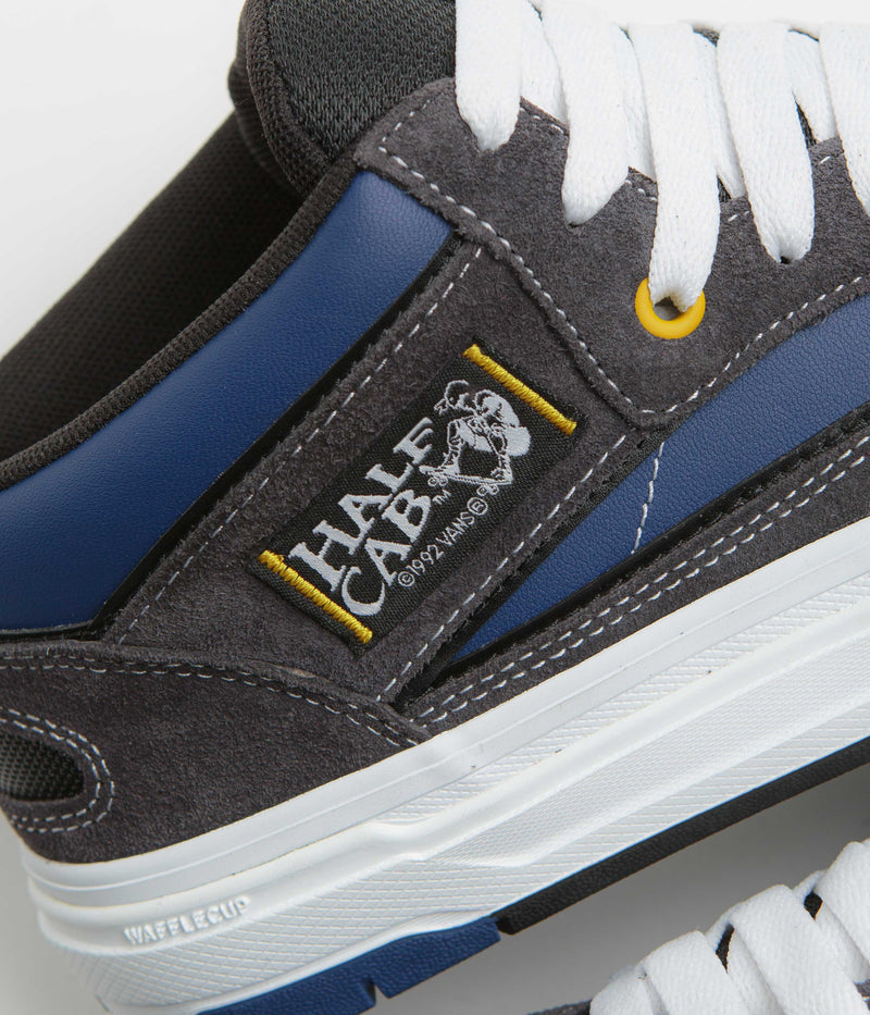 Vans Skate Half Cab Wafflecup Shoes in Navy and Grey