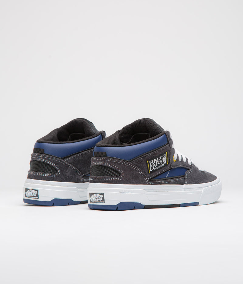 Vans Skate Half Cab Wafflecup Shoes in Navy and Grey