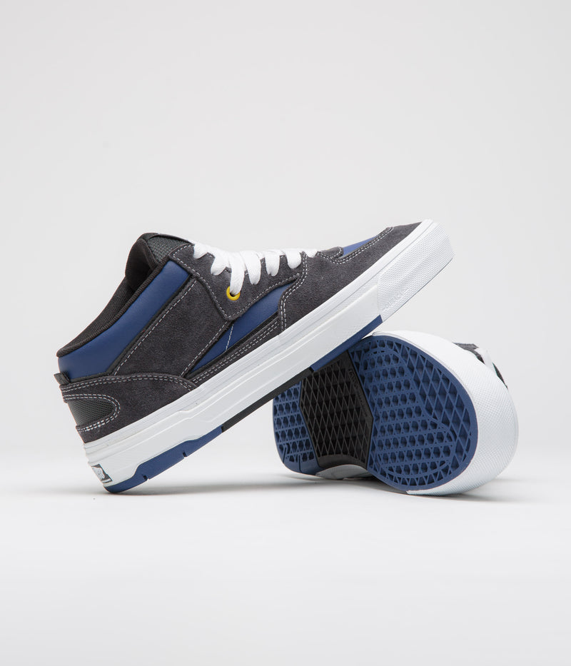 Vans Skate Half Cab Wafflecup Shoes in Navy and Grey