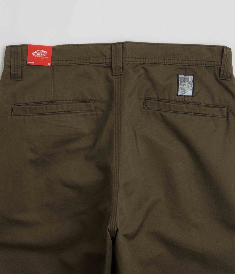 Vans Skate Loose Atiba Haze Chino in Coal Brown