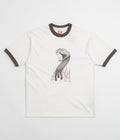 Vans Skate Mike G Snake Flame Ringer T-Shirt in Marshmallow