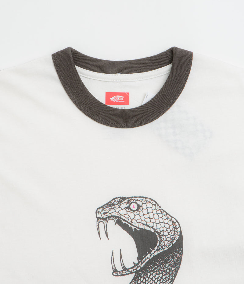 Vans Skate Mike G Snake Flame Ringer T-Shirt in Marshmallow