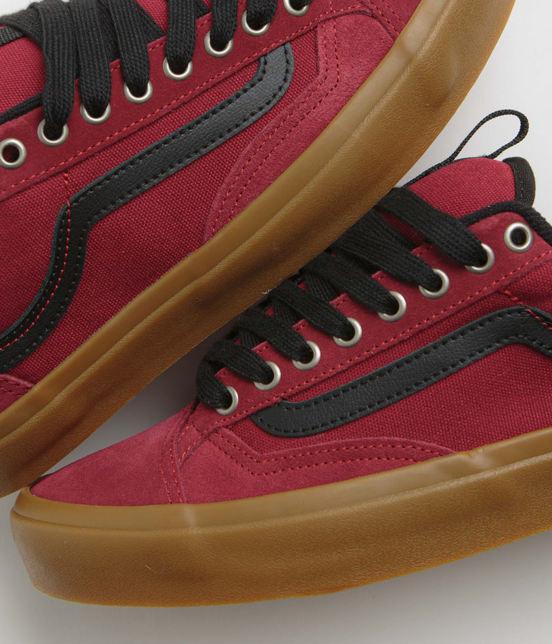 Vans Skate Old Skool 36+ Shoes in Gum Burgundy