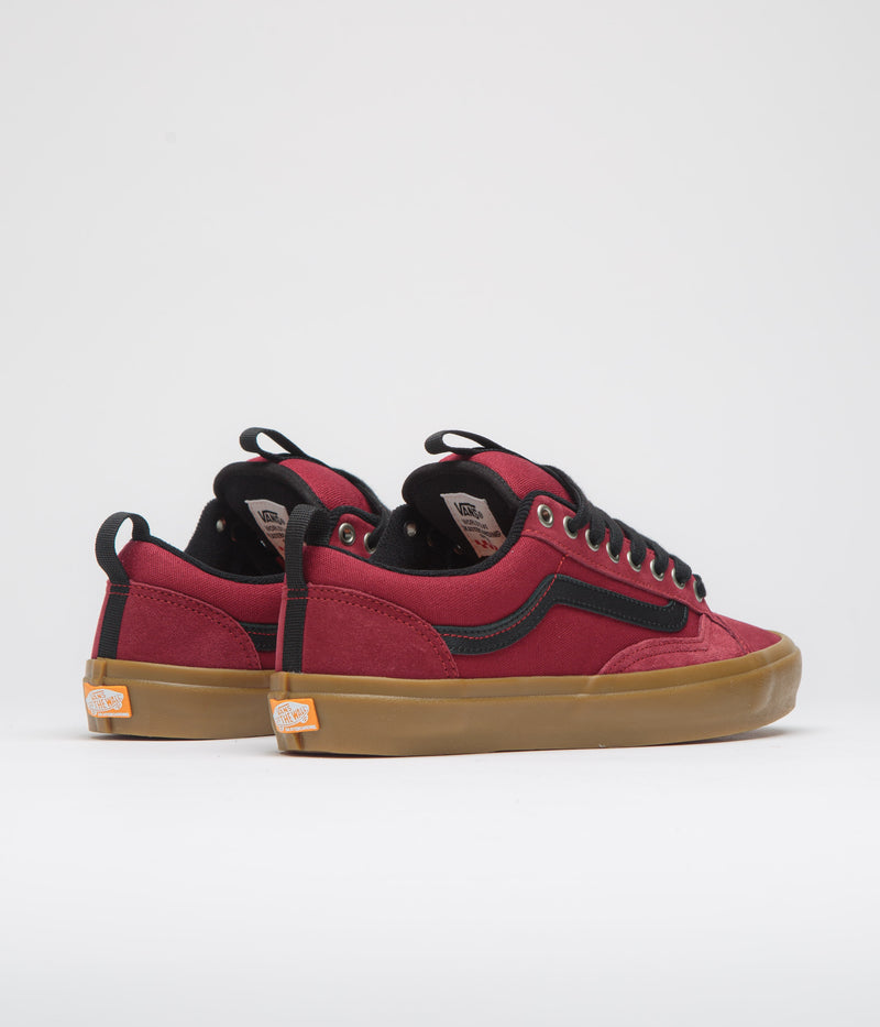 Vans Skate Old Skool 36+ Shoes in Gum Burgundy