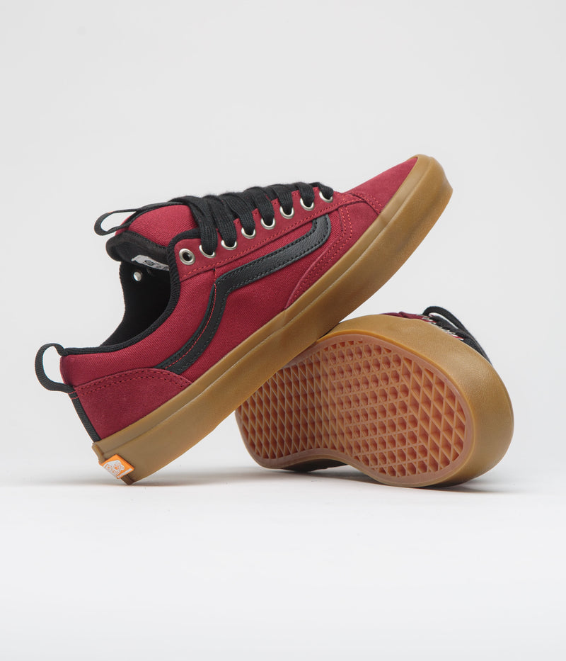 Vans Skate Old Skool 36+ Shoes in Gum Burgundy