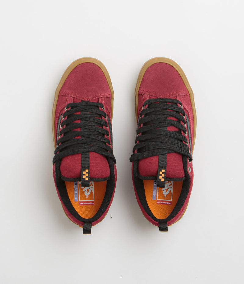 Vans Skate Old Skool 36+ Shoes in Gum Burgundy