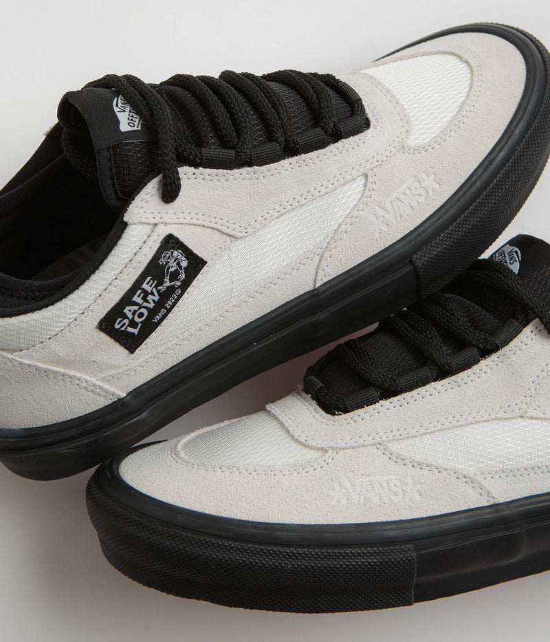 Vans Skate Safe Low Shoes in (Atiba) Bone White and Black