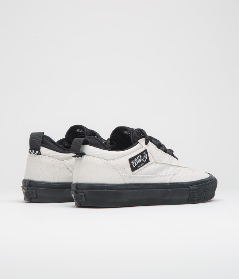 Vans Skate Safe Low Shoes in (Atiba) Bone White and Black
